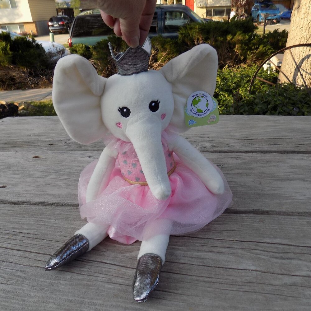 SPARK CREATE IMAGINE ELEPHANT PRINCESS DANCE RATTLE  Plush Stuffed Animal
